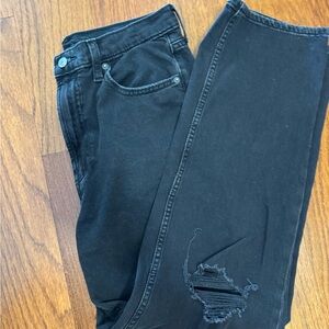 GAP Charcoal High Rise Jeans